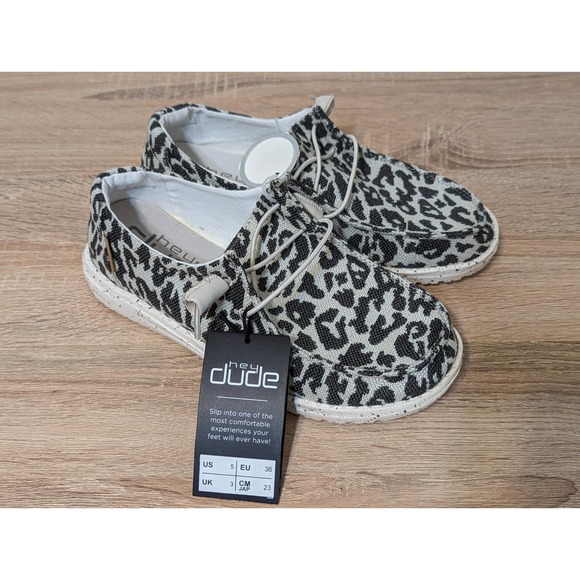 wendy woven cheetah grey